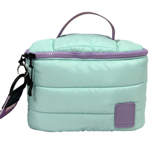 Porta cosméticos/ Lunchera Puffer Aqua - comprar online