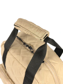 Mochila Strap Rombos Camel - comprar online