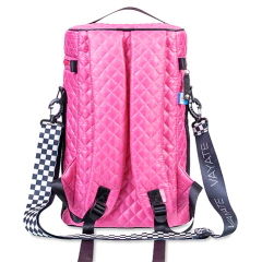 Mochila Matera Rombos Fucsia Ultra Liviana - comprar online
