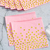 Servilletas Rosa Lunares Dorados x12 unidades - comprar online