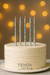Velas Gibre x6 unidades - Tienda de Fiesta. Cotillon luminoso, led, fluor y neón. Todo para tu fiesta!