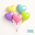 Globos "corazon" pastel en internet