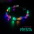 Tiara "Hippie" led - Tienda de Fiesta. Cotillon luminoso, led, fluor y neón. Todo para tu fiesta!