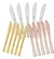 Cuchillos metalizados x12 unidades - comprar online