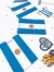 Banderin argentina - comprar online