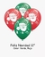 Globos látex navidad x10 unidades en internet
