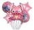 Set x5 globos stich rosa