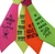 Corbata Fluo con Frases en internet