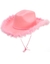 Gorro cowgirl pluma rosa - tienda online