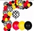 Set decoracion globos "rally" en internet