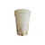 Vasos x10 unidades descartables confetti dorado