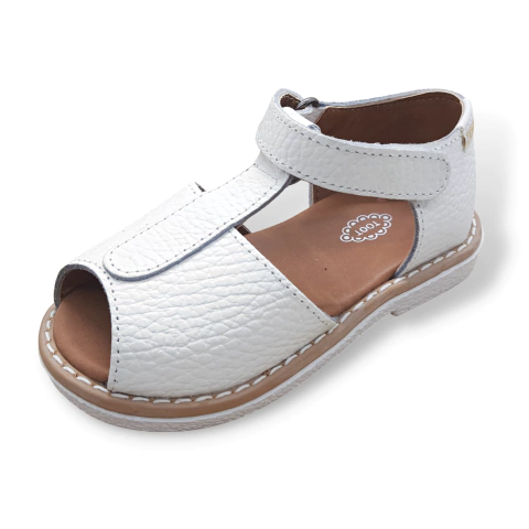 Sandalia Rafia bl - cuero -