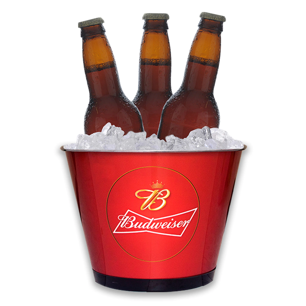 Balde de Cerveja e Gelo Budweiser 6,5L