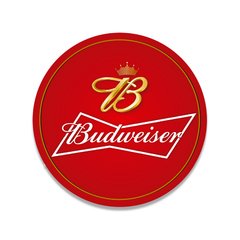 PLACA BUDWEISER MDF 30 CM - comprar online
