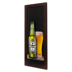 Quadro Relevo Beer Cerveja Top 40x15 cm - Art Print Decorações