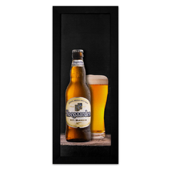 Quadro Relevo Beer Hoegaarden 40x15 cm - Art Print Decorações