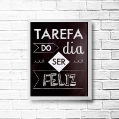 PLACA TAREFA DO DIA na internet