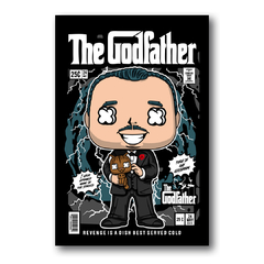 PLACA ILUSTRAÇÃO O PODEROSO CHEFÃO FUNKO