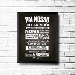 PLACA PAI NOSSO - comprar online