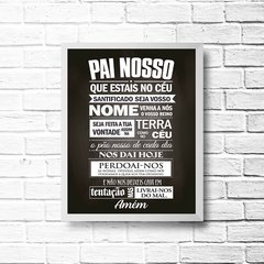 PLACA PAI NOSSO na internet