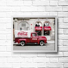 PLACA CAMINHÃO COCA - Art Print Decorações