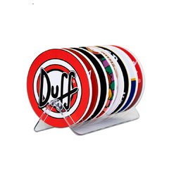 PORTA COPOS CERVEJAS 8 PEÇAS + SUPORTE - comprar online