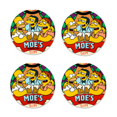 PORTA COPOS SIMPSONS 4 PEÇAS + SUPORTE na internet