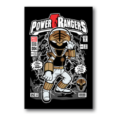 PLACA ILUSTRAÇÃO POWER RANGERS FUNKO