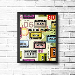 PLACA RETRO MUSIC na internet