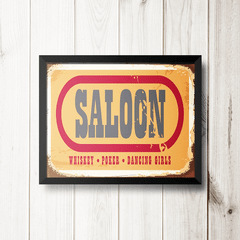 PLACA SALOON na internet