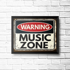 PLACA MUSIC ZONE na internet