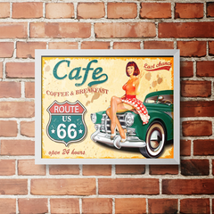 PLACA COFFEE BREAKFAST - comprar online