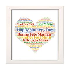 QUADRO FELICIDADES MÃE DIVERSAS LÍNGUAS