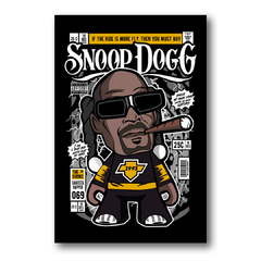 PLACA ILUSTRAÇÃO SNOOP DOG FUNKO