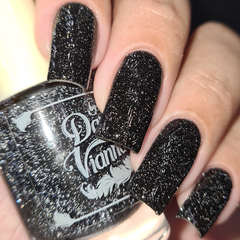 Black Sequins - By Dany Vianna Esmaltes Artesanais
