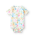 Body manga corta floreado con lycra - comprar online