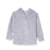 Campera plush melange claro con capucha