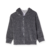Campera plush melange medio con capucha