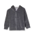 Campera plush melange medio con capucha