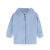 Campera micropolar celeste con capucha