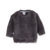 Buzo coral fleece gris topo doble broche