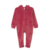 Mono coral fleece con capucha coral