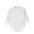 Body media polera crudo con flores coral