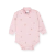 Body media polera rosa estampado flores