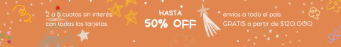 Banner de la categoría MES DE REGALOS HASTA 50% OFF