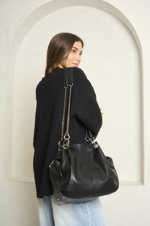 Shopping Bag Pouch Negro