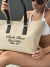 Bolso Mery Latte & Negro - Amber Stuart