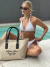Bolso Mery Latte & Negro - comprar online