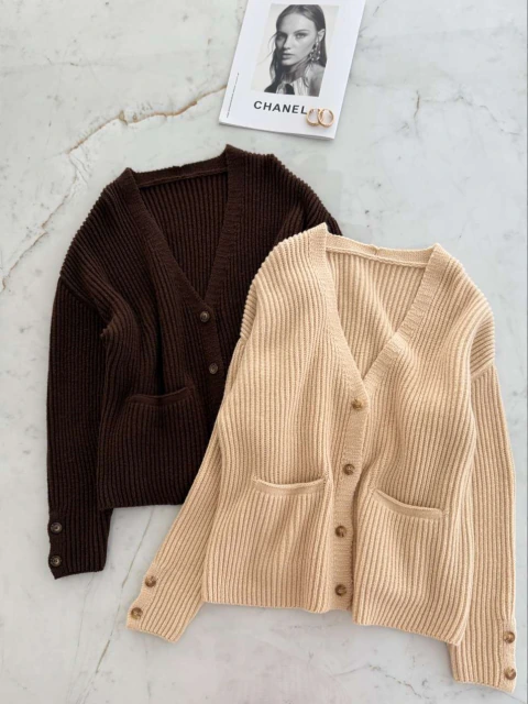 Cardigan Benson Chocolate