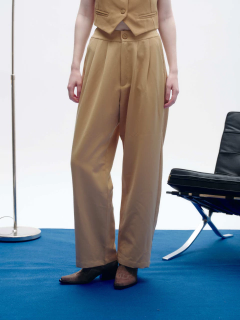 Pantalon Sara Camel - comprar online